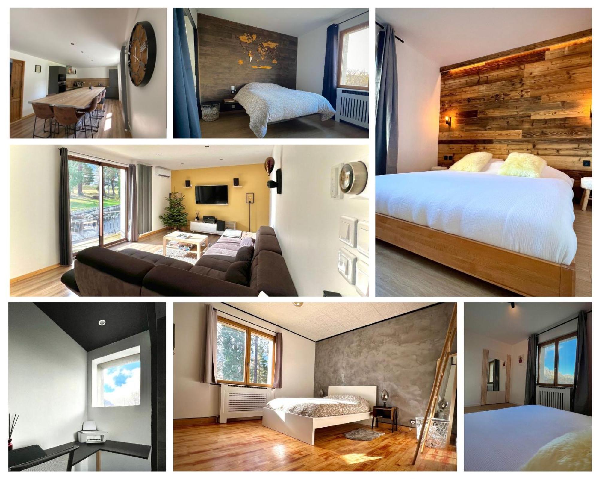 Logement Chaleureux Haut De Gamme Dans Le Trieves - Wifi - Netflix Clelles Ngoại thất bức ảnh